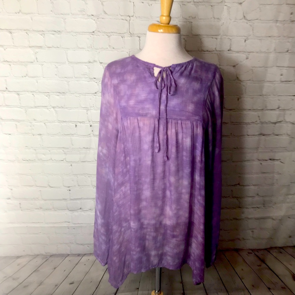 Gypsy Rose purple tunic with ties